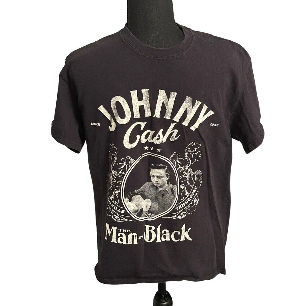Johnny Cash The Man In Black T-Shirt Men’s‎ Size Small Nashville Tennessee